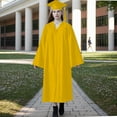 thumbnail image 2 of Wioihee Unisex Matte choir robes for church Baptism officiant Confirmation Costume,Graduation Gown Pastor &judges robe(No Cap) on Clearance Gold 12(XXL), 2 of 4