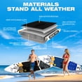 thumbnail image 5 of Santasup Stand Up Paddle Board Black Whale Inflatable Paddle Board for Adults, 10ft Yoga Blow Up Board, Sup Board with Accessories, Non-Slip Deck, Travel Backpack Wide Stance, 5 of 7