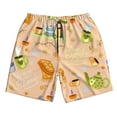 thumbnail image 4 of Bixox Men's Scandinavian Style Hygge printing Casual Classic Fit Short Summer Beach Shorts, 4 of 6