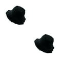 thumbnail image 3 of kurtrusly Bucket Hat Fashionable Sun Protection For Outdoor Activities Casual Comfort black 2Set, 3 of 6