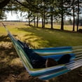 thumbnail image 2 of Vivere Double Brazilian Style Cotton Hammock - Cayo Reef, 2 of 5