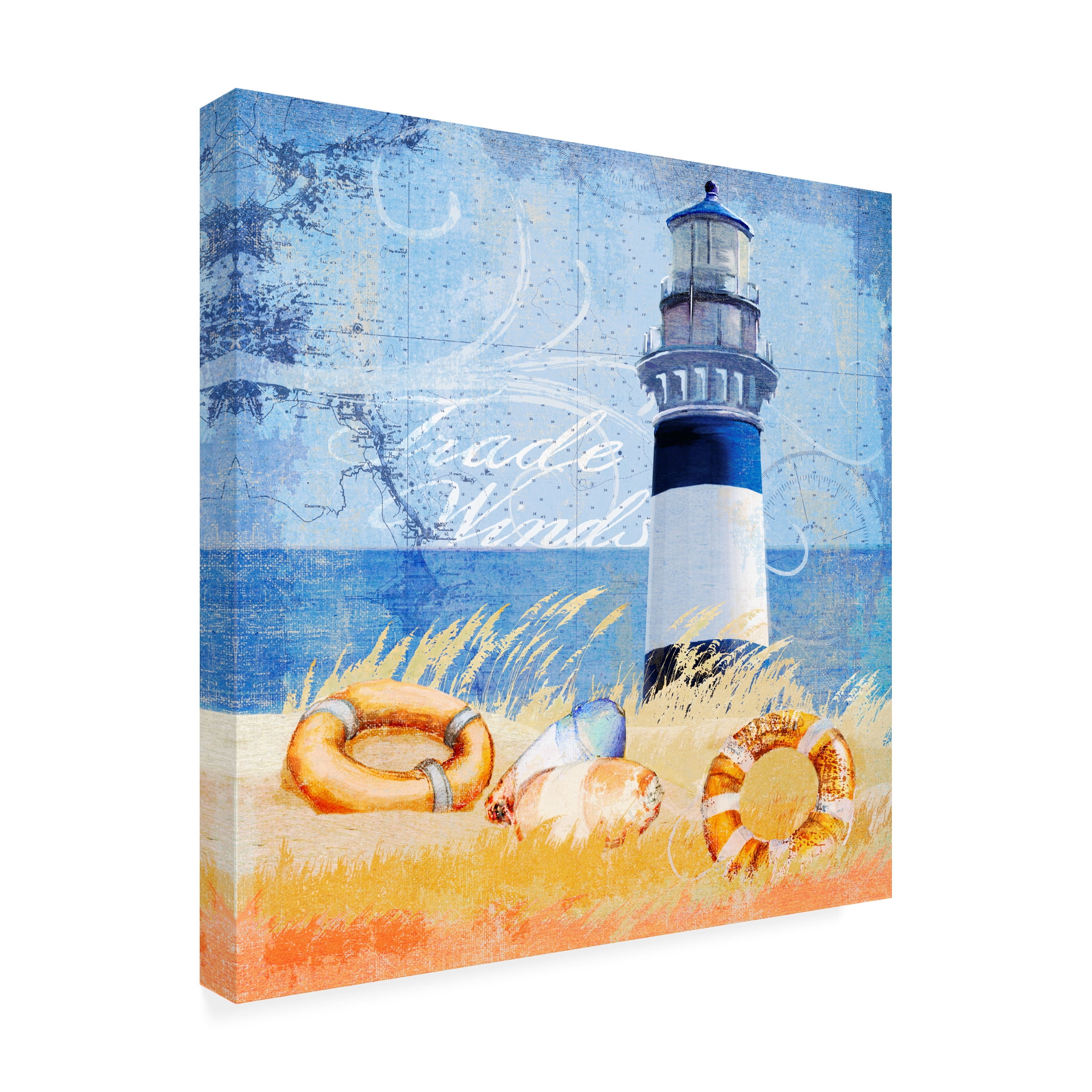 Art Licensing Studio 'Trade Winds Lighthouse' Outdoor Canvas 24x24