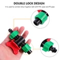 thumbnail image 4 of MasteelfCA 10pcs 16mm Irrigation Switch Dual Lock Hose Connector Irrigation Fittings, 4 of 9