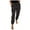 Black, variant on Fesfesfes Women Pant Leopard Print Legged Elastic Rope Pocket Decoration Casual Long Pants Under $10