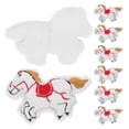 thumbnail image 1 of GOOHOCHY adorables broches de caballo de peluche: accesorios de animales para bolsos, bufandas, ropa y decoración. Material para crear broches., 1 of 8