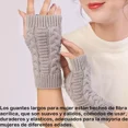thumbnail image 4 of 4 Par Guantes Sin Dedos Mujer Invierno Frío Regalos Navidad, 4 of 8