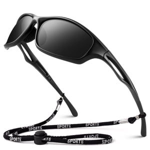 Linvo Polarized Sport Sunglasses for Men, Wrap Around