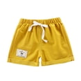 thumbnail image 5 of Toddler Boys Girls Cotton Beach Shorts Solid Color Shorts, 5 of 8