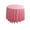 Pink, variant on Dtchengua 70 Inch Round Table Cover,Stain Resistant and Wrinkle Polyester Fabric for Holiday, Birthday Party, Home Decor - Easy Fit, Multiple Colors(Red)