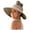 Khaki, variant on YUDTA Sun Hats for Women Wide Brim Straw Beach Hat Ponytail Hat Summer UV Packable Foldable Floppy Visor Beach Vacation Essentials