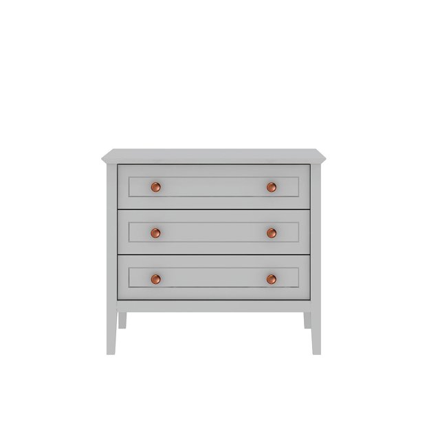 Manhattan Comfort Couronne 31,29" Commode en Blanc