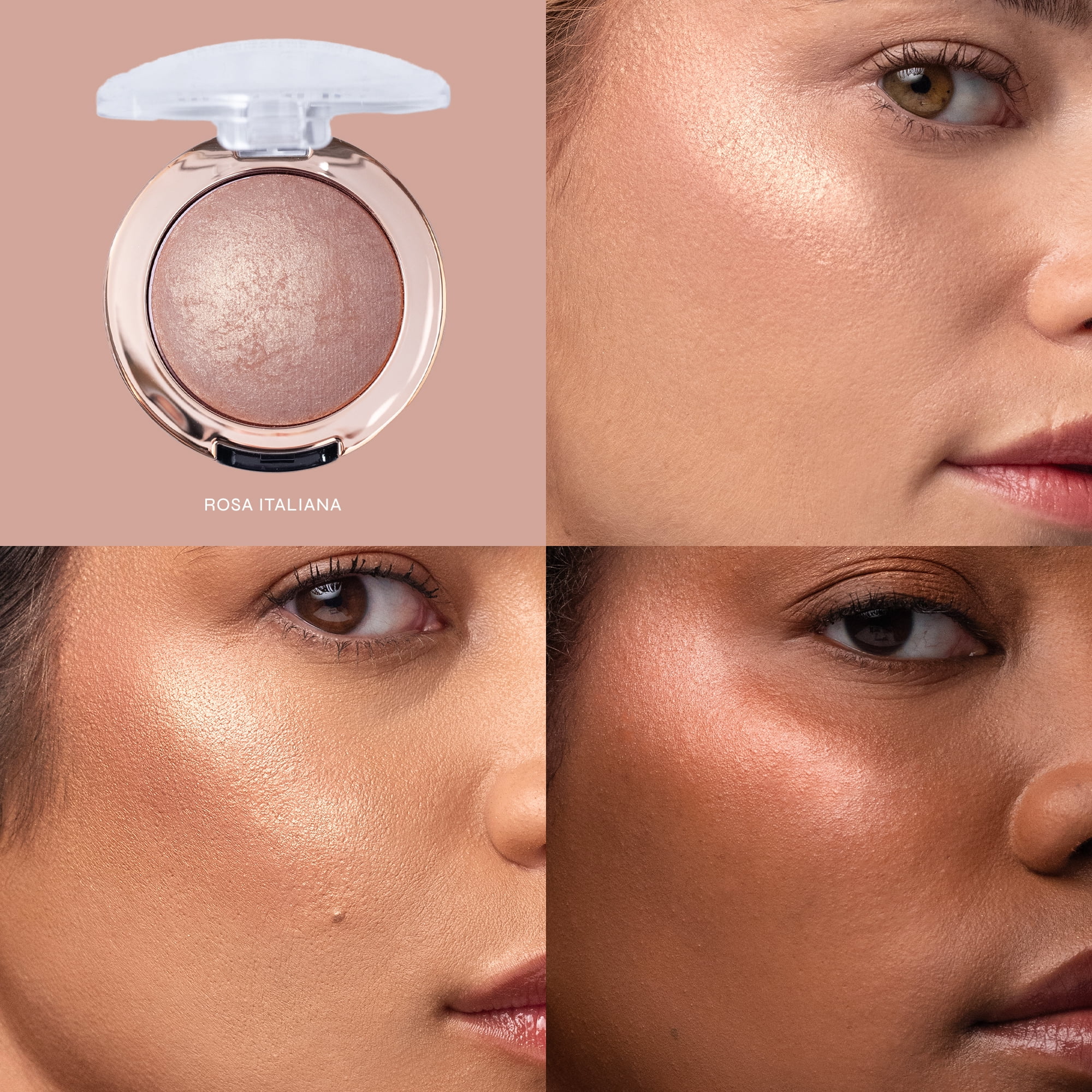 PR MIL Baked Highlighter, Rosa Italiana 03