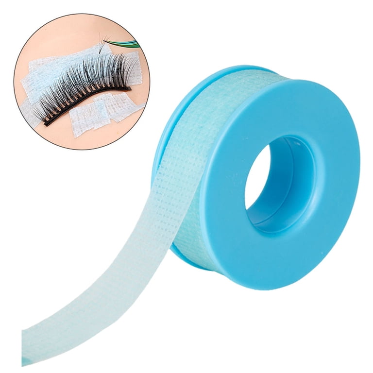 LZM Lash Tape, Silicone Gel Eyelash Tape For Eyelash Extensions Stick Well,Breathable Lash Tape Gentle On Skin,Micro-Porous Eyelash Extension Tape Blue Pink Purple Green 4Rolls(1Inch X4 Yards