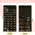 thumbnail image 2 of cyrico 2 Pack Hanging Jewelry Organizer, Double-Sided 48 Pockets with 8 Necklace Holders, Jewelry Storage for Earrings, Necklaces, Bracelets and Rings, Closet, Wall or Door Use, 2 of 8