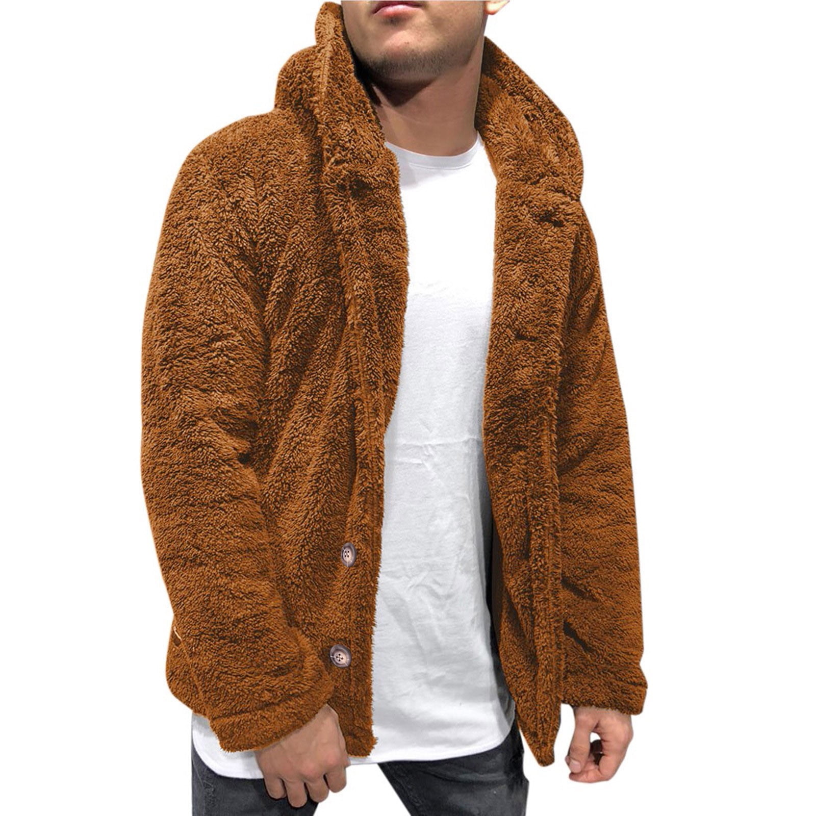 Fluffy mens fleece online