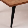 thumbnail image 4 of Rugsotic Carpets Eco-Friendly Handmade Natural Black Vintage Rectangle 50"x26"x18" Acacia Wood & Iron Coffee Table, 4 of 5