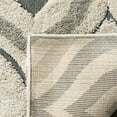 thumbnail image 4 of SAFAVIEH Florida Declan Geometric Swirls Shag Area Rug, Cream/Light Blue, 8' x 10', 4 of 6