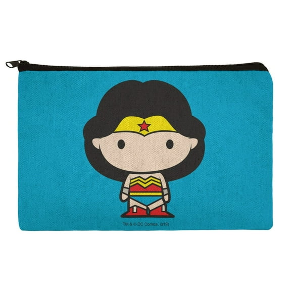 Wonder Woman Cute Chibi Character Makeup Cosmetic Bag Organizer Pouch