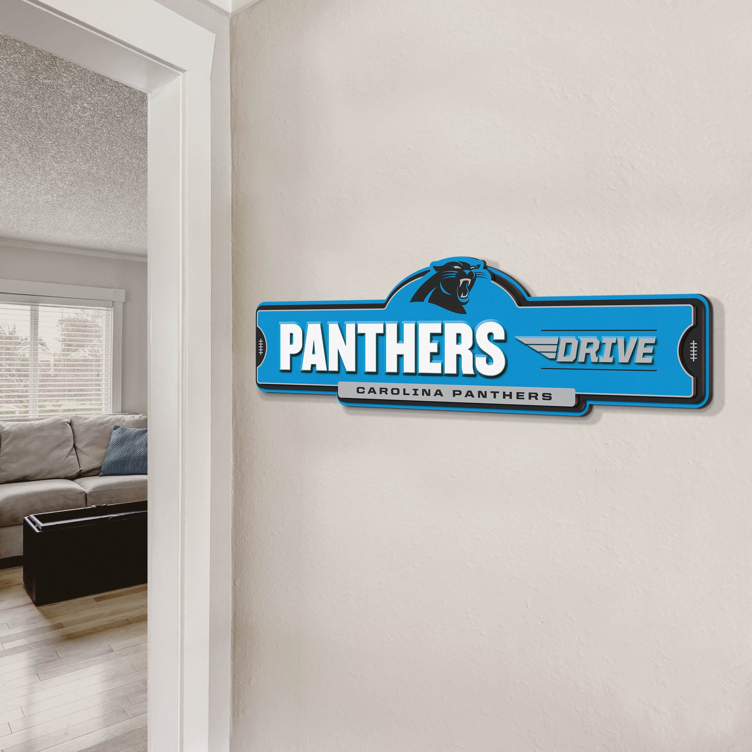 YouTheFan NFL Carolina Panthers Street Sign