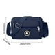 thumbnail image 3 of Bolsa bandolera de hombre - Mochila antirrobo para viajar y desplazarse - Bolsa de nylon de gran capacidad - 20x14x7cm - Negra o azul, 3 of 6