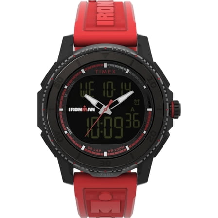 Timex TW2W53700 Men's Ironman Adrenaline Red Strap Ana-Digi Watch