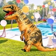 thumbnail image 2 of Disfraz inflable de dinosaurio para niños MENGKAO, 2 of 6