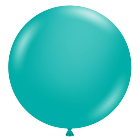 17 inch Tuftex Teal Blue Latex Balloons (50 Pack) - Party Supplies Decorations