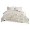 thumbnail image 1 of Ensemble de Couvre-Lit Moderne 3 Pcs 100 % Coton Ivoire, 1 of 11