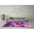 thumbnail image 3 of Ahgly Company Indoor Rectangle Abstract Purple Modern Area Rugs, 7' x 10', 3 of 4