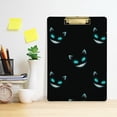 thumbnail image 5 of FMSHPON Cheshire Cat Black Clipboard Hardboard Wood Nursing Clip Board and Pull for Standard A4 Letter 13x9 inches, 5 of 7