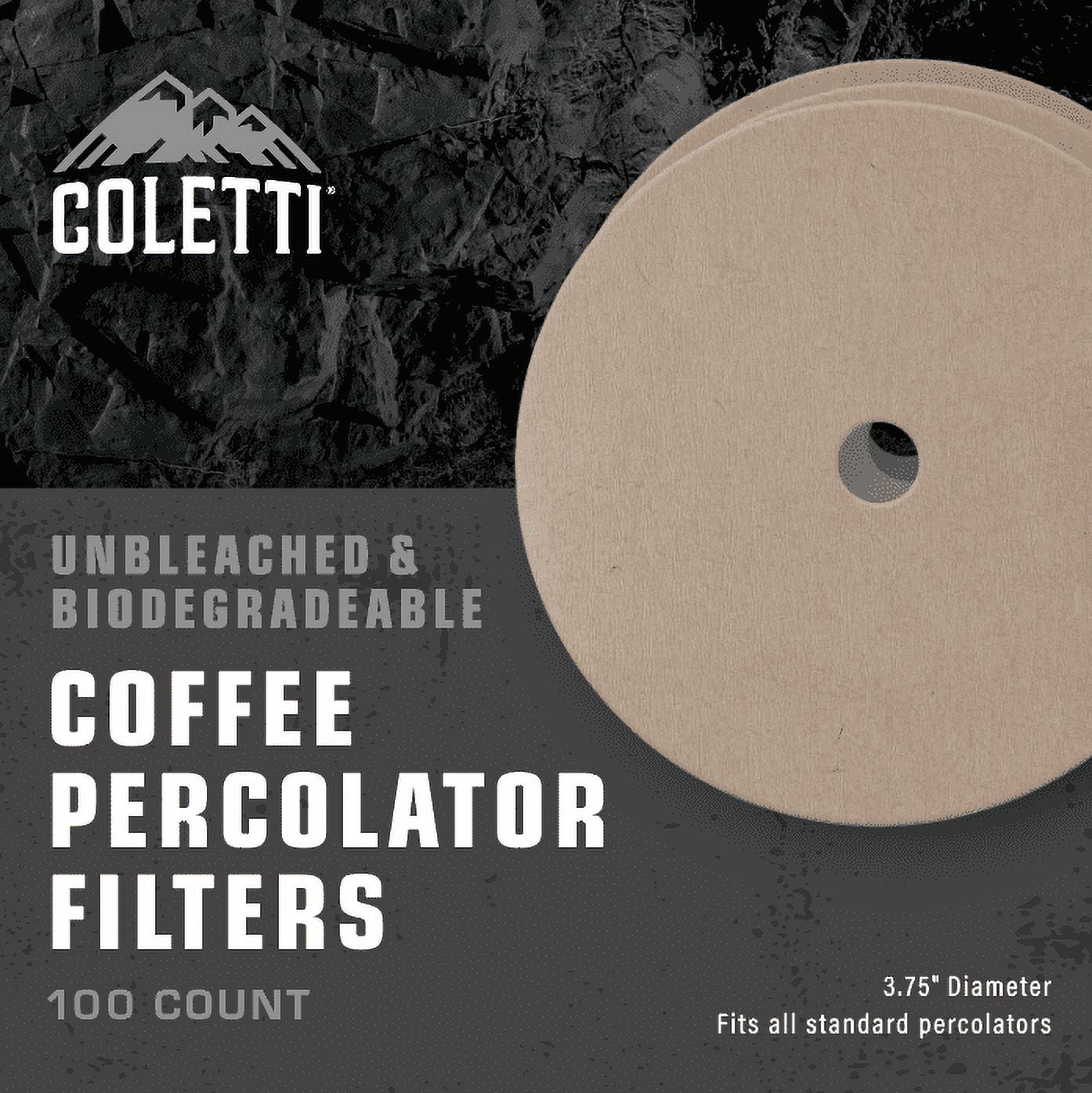 Camping COLETTI Percolator Coffee Filters Disc Coffee Martinique