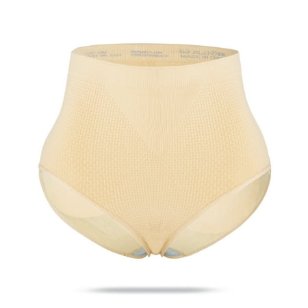 Women Butt Pads Enhancer Panties Padded Hip Underwear Shapewear Butts Lifter Panty Seamless Briefs  Beige  2XL/3XL