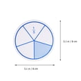 thumbnail image 2 of Shisuyan 10 Sets Math Manipulatives Kindergarten Fraction Circles Plastic Teaching Instruments for Education, 2 of 8