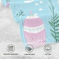 thumbnail image 4 of Christmas Coconut Palm Flamingo Set of 2 Pure Cotton Towels, 16'' x 28'', Highly Absorbent and Soft, 4 of 8