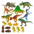 thumbnail image 2 of 17 Uds dinosaurio Animal modelo prehistóricas figuras decoración dinosaurio para enseñanza aprendizaje cumpleaños adultos Sunnimix Figuras de dinosaurios, 2 of 8