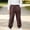 Coffee, variant on DJDLJWCJ Boys Cotton Sweatpants Soft Comfy School Uniform Pants with Elastic Waist Solid Color Casual Pants Beige Size 8