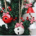 thumbnail image 2 of Cateissary Juego de 6 adornos de campana con decoración festiva para colgar en el árbol. Cascabeles navideños festivos. Kits de decoración para fiestas tipo+1, 2 of 6