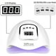 thumbnail image 2 of RV Lámpara de uñas LED UV de 150 W, lámpara de esmalte de gel profesional para secador de uñas con 4 configuraciones de temporizador, secador de uñas de gel LED con sensor automático, pantalla LCD Sailing  Electrónica, 2 of 5