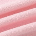 thumbnail image 4 of CYRBOKO Toddler Girls Knitted Cardigans, Botton Cotton Long Sleeve Crew Neck Pullover Sweaters Pink Size 6-7 T, 4 of 9