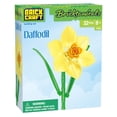 thumbnail image 6 of Brickmaster Botanicals Daffodil Flower Building Kit, 32-Piece Set for Spring Decor and Easter Gift, Ages 8+, 6 of 7