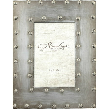 - Metal Wrapped Frame with Rivet Detail