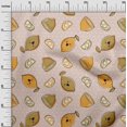 thumbnail image 3 of oneOone Velvet Brown Fabric Asian Kawaii Sewing Craft Projects Fabric Prints By Yard 58 Inch Wide, 3 of 4