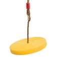 thumbnail image 4 of Balançoire Disque pour Enfants, Balançoire Disque en Plastique Robuste pour Extérieur Jardin Pétale Jaune, 4 of 8