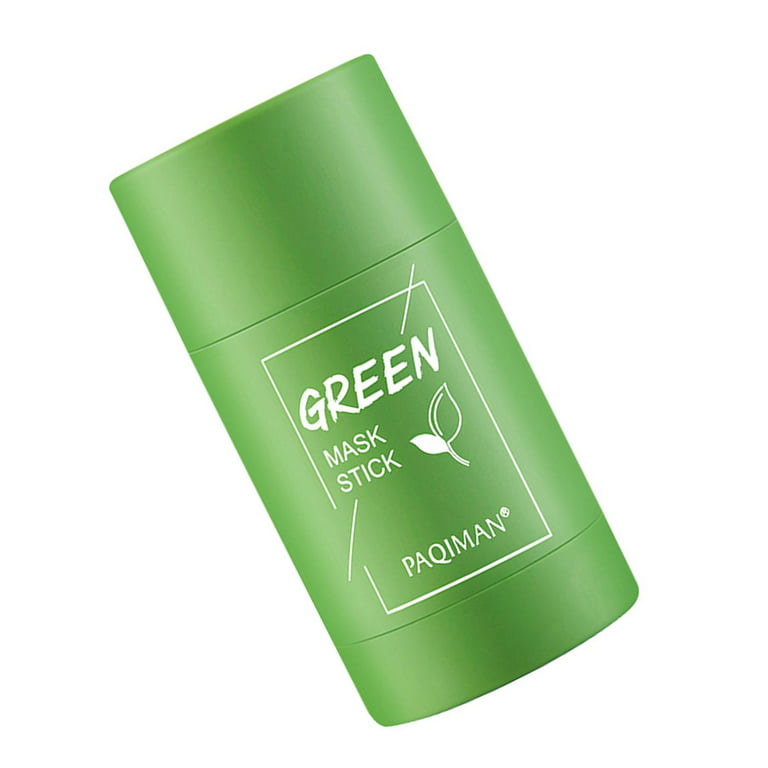 Green Tea Stick Mask Purifying Clay, Green Mask Stick for Face Moisturizes  Oil Control, Deep Cleansing Pore&Improve Skin, Anti-acne exfoliating green