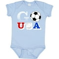 thumbnail image 3 of Inktastic Go, USA- Soccer, Football Boys or Girls Baby Bodysuit, 3 of 5
