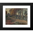 thumbnail image 2 of Jozef Hanula 18x14 Black Modern Framed Museum Art Print Titled - Landscape with a Herdsman (1920-1930), 2 of 5