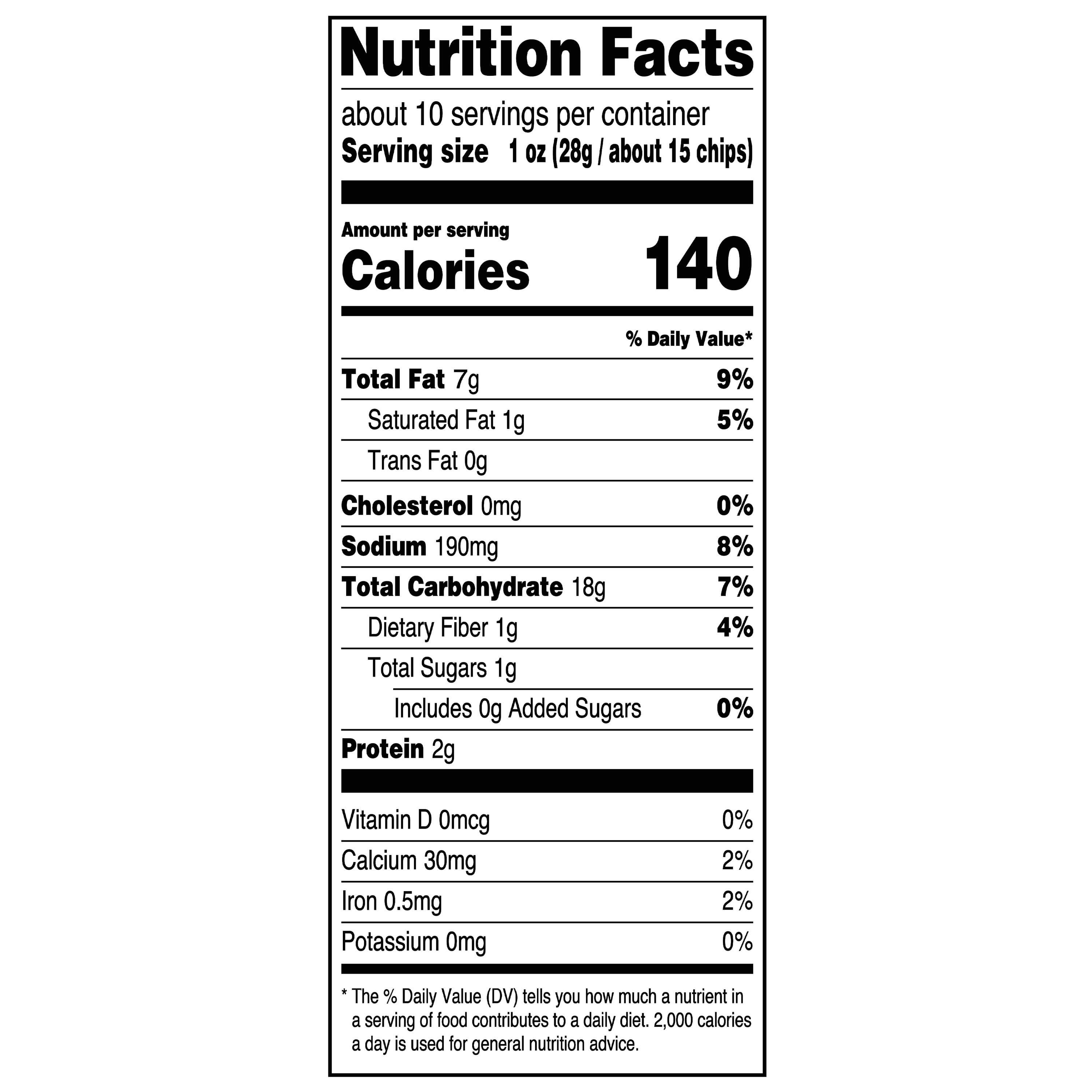 Great Value Glacier Ranch Tortilla Chips, 9.75 oz Bag