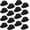 Black, variant on 16 count Fedora Style Hat Bulk Men 1920s Gangster Short Brim Panama Cap Women Party Costume, Circumference 60 cm(Black)