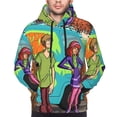 thumbnail image 5 of Lsque Scooby-Doo Pattern Casual Men's Hoodie,Hooded Sweatshirt with Kangaroo Pocket,Pullover Hoodie-X-Large, 5 of 8