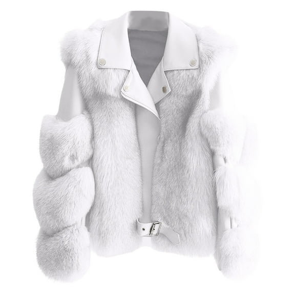 Women Autumn Winter Solid Composite Zipper Long Sleeve Jacket Pocket Outerwear Coat